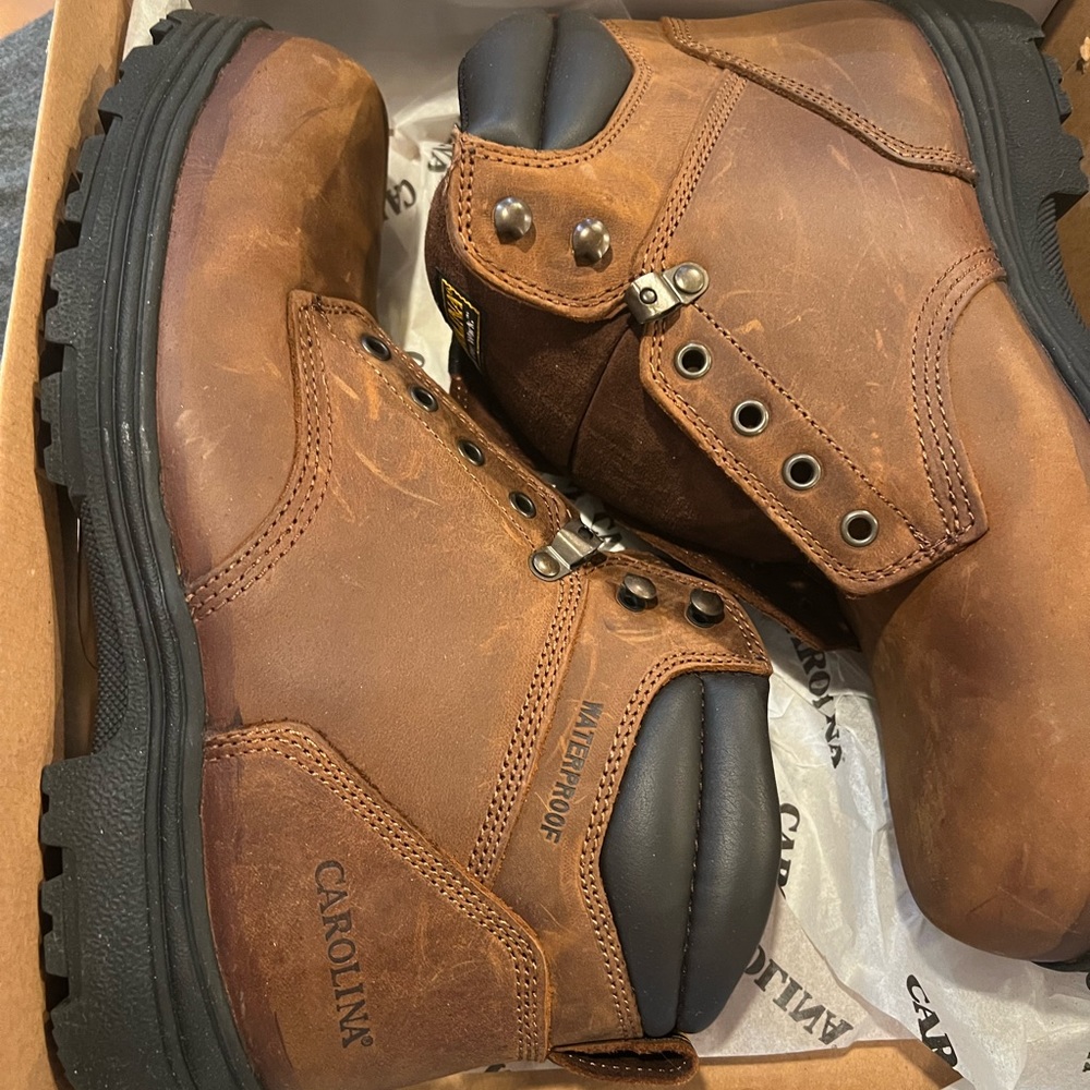 🥾 Carolina Men’s 6” Waterproof Steel Toe Work Boots – Size 12 (NWT) 🥾 - Picture 4 of 4